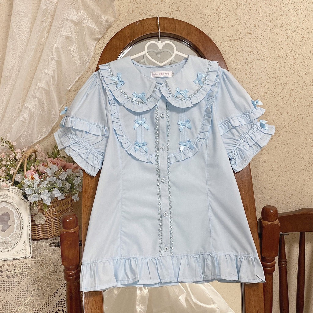 Creamy Condensed Milk - Kawaii Lolita Short-Sleeve Shirt - image 37