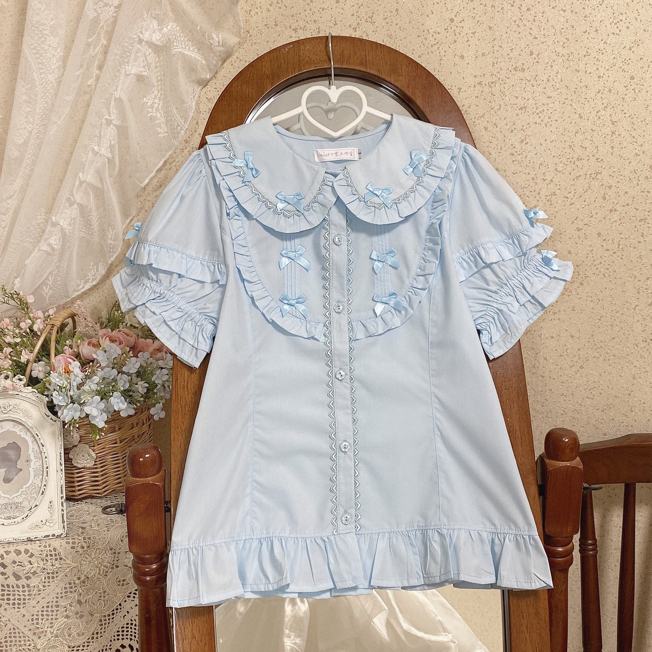 Creamy Condensed Milk - Kawaii Lolita Short-Sleeve Shirt - image 37