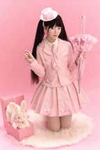 Promise After Class - Old School Lolita Fitted Blazer & Pleated Skirt Set - image 8