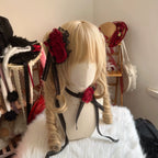 Elegant Lolita Rose Choker Handmade Headdress Set Multicolors - image 2