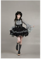 Raven's Night Song Oriental Gothic Lolita Dress Set - image 50