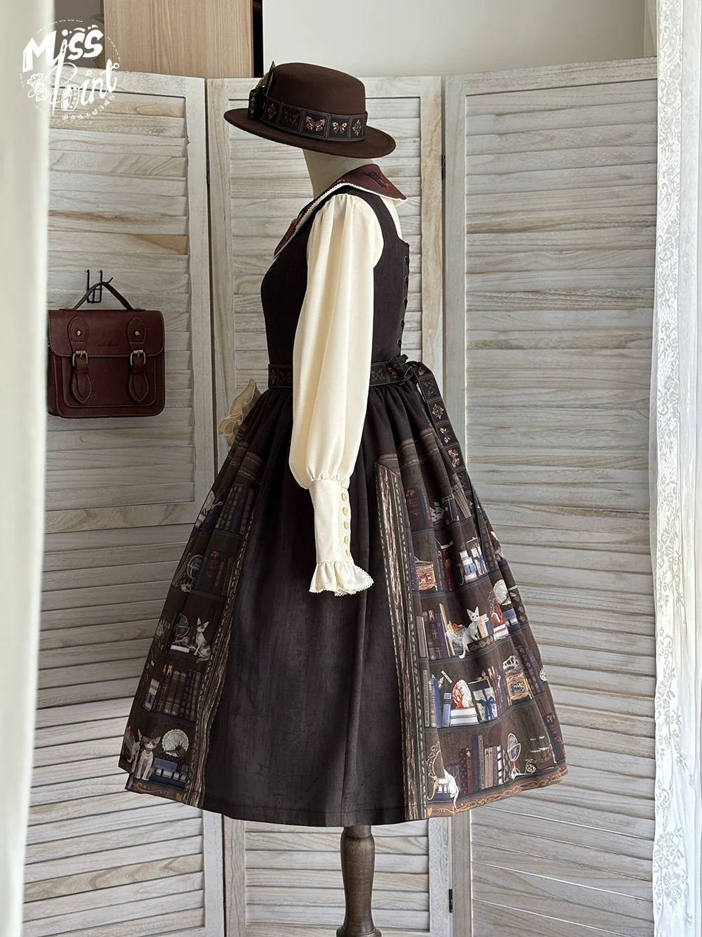 German Bookshelf - Classic Lolita Printed JSK Dress - image 42
