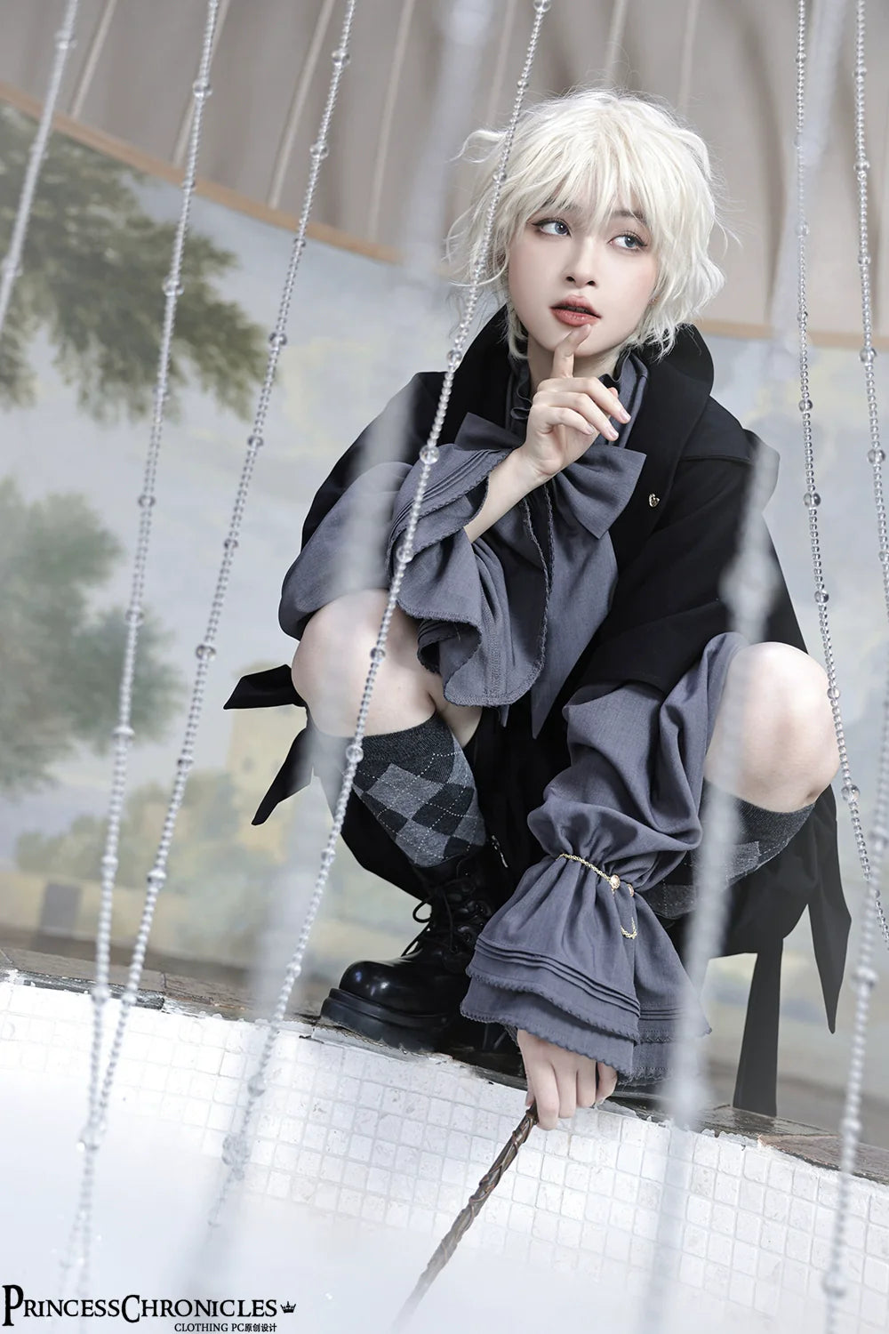 Hunting Rabbit Ouji Lolita Rabbit Ears Coat and Shirt Set - image 26