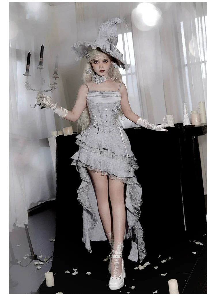 Twilight - Gothic Witch Lolita SK Suit Bodice Mermaid Dress - image 22