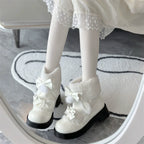 Kawaii Lolita Winter Boots, Bow-Adorned - image 10