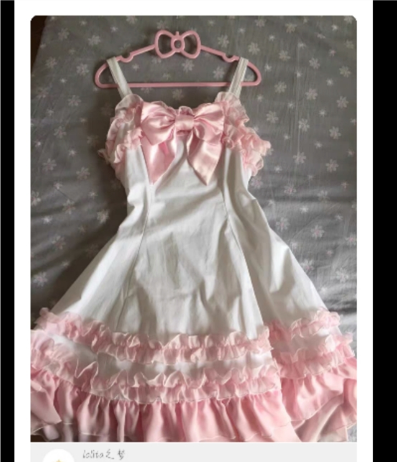 Sweet Lolita JSK Dress, Back Shirring, Side Zipper - image 8