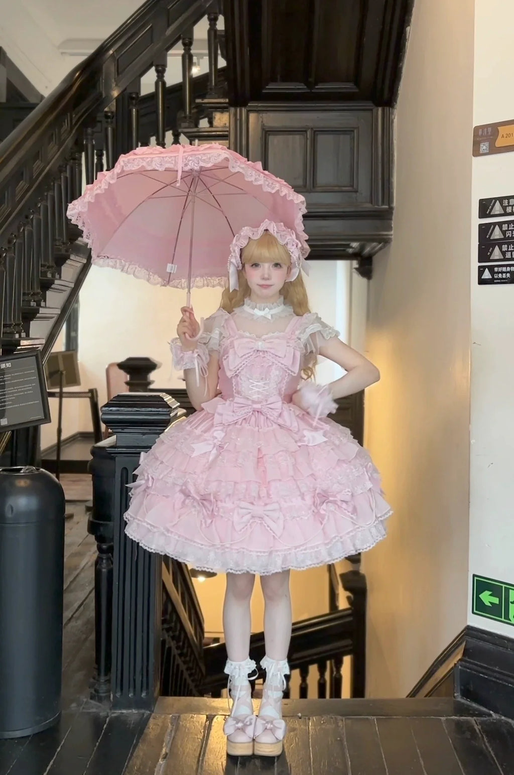 Love Descends - Wedding Lolita JSK Dress, White Blouse and Accessories - image 13