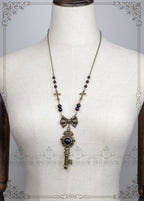 Gothic Lolita Retro Pearl Necklace - image 9