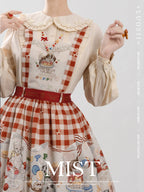 Sweet Lolita Blouse Doll Collar Shirt with Bubble Sleeves - image 14