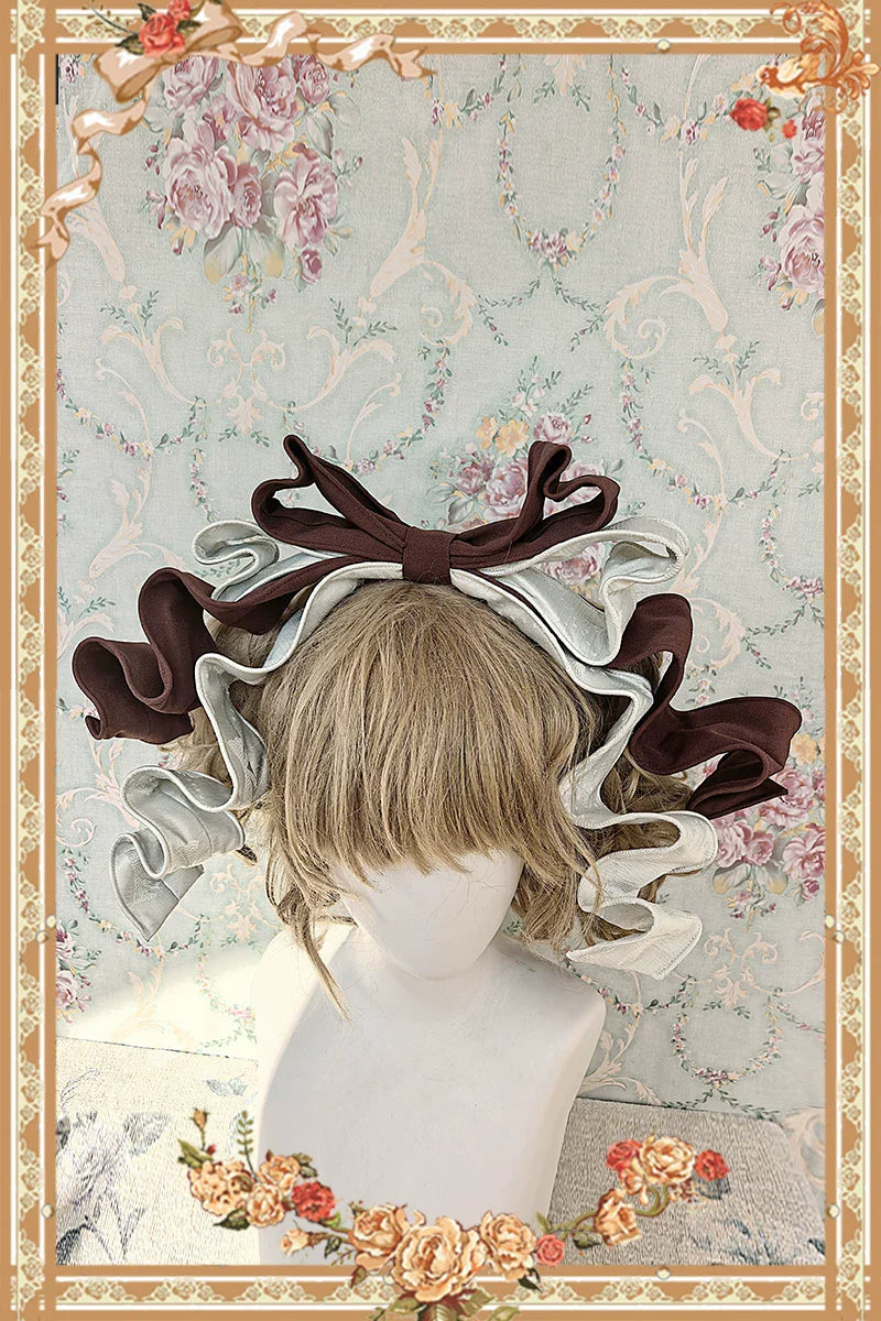 Chandelier - Old School Lolita OP Dress, Polka Dot, Chandelier Print and Accessories - image 20