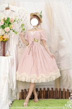 Tulip - Classic Lolita Short Sleeve OP Dress - image 3