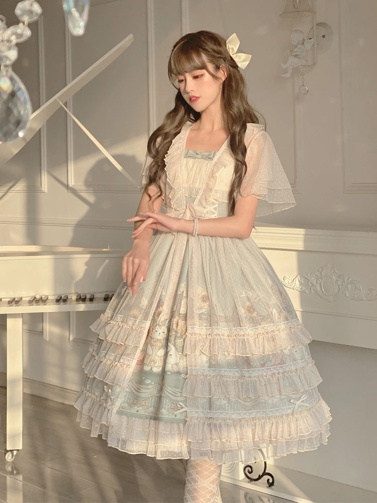 Sunflower - Elegant Lolita JSK Dress - image 2