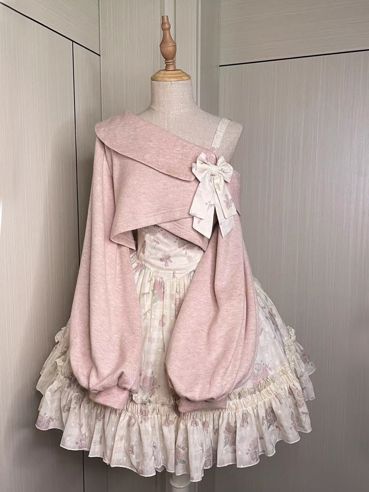 Twilight Rose - Sweet Lolita Dress Sweater and JSK - image 22