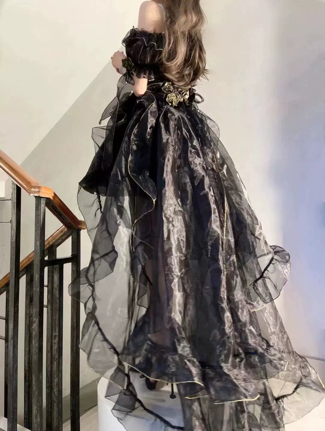 Elegant Lolita Detachable Train & Shoulder Strap Collection - image 5