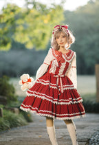Cake Tree - Classic Lolita JSK Dress Tiered Lace Dress - image 2