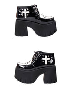 Gothic Lolita Cross Classic Platform Shoes - image 6