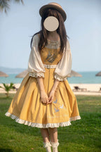 Flying Bird - Plus Size Elegant Lolita JSK Dress With Bird Embroidery - image 30