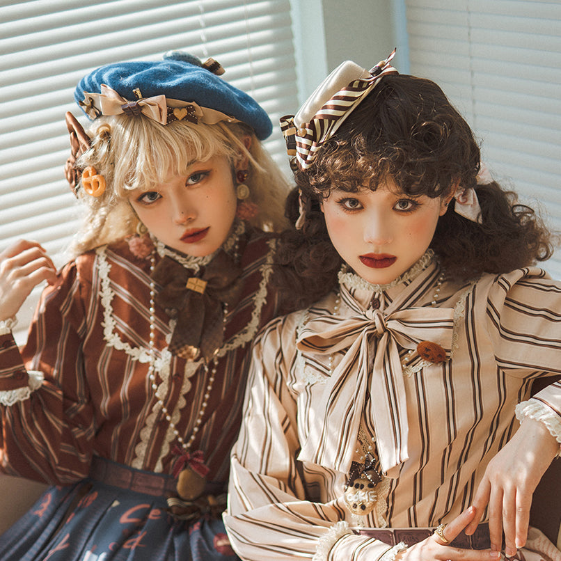 Chocolate Daily Lolita Bow KC and Brooch Collection - image 10