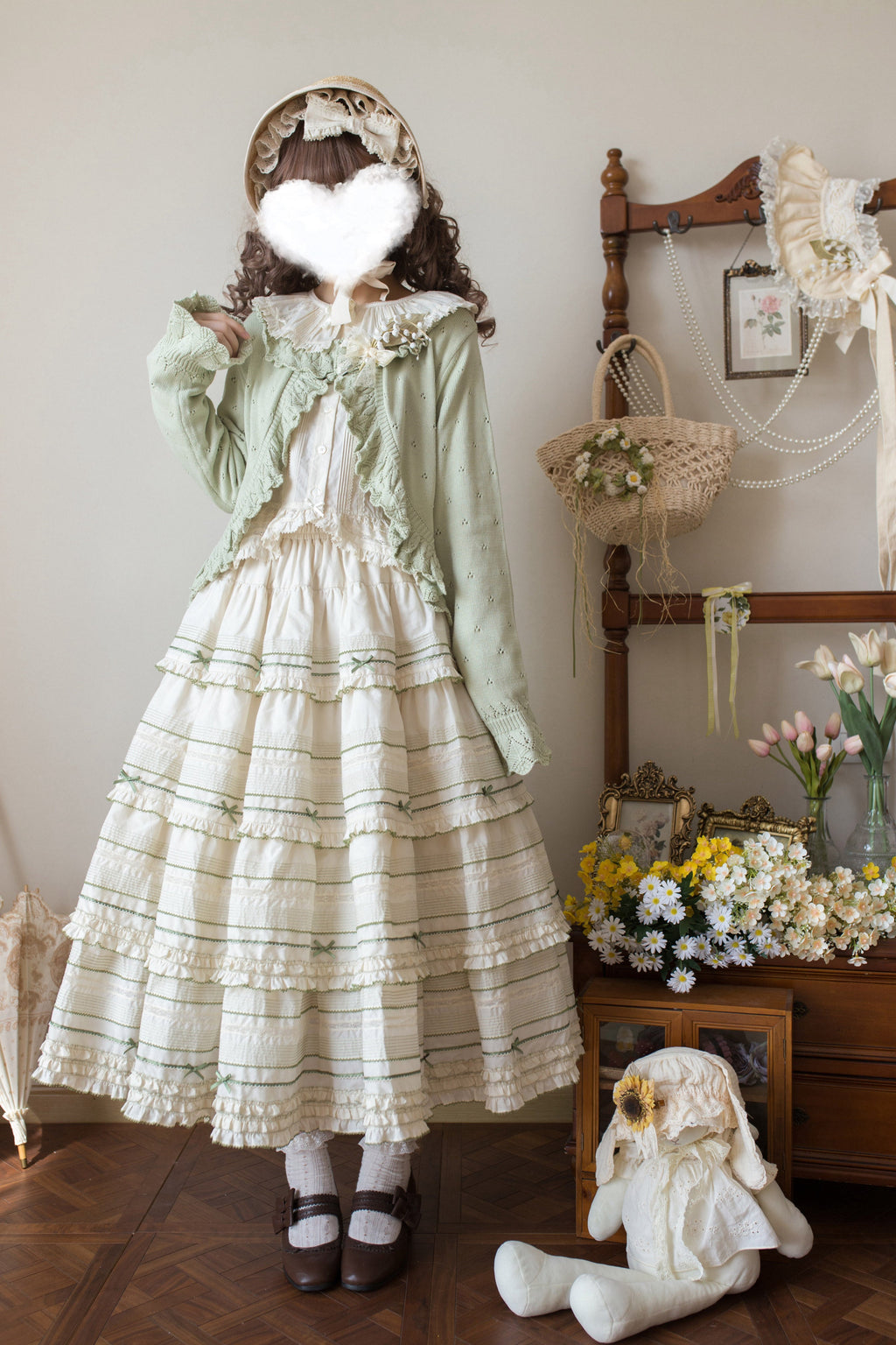 Nainai - Vintage Lolita Knitted Cardigan - image 16