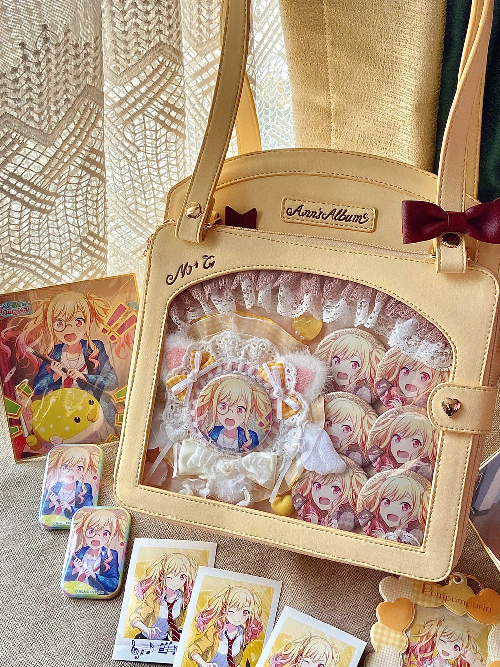 Kawaii Lolita Checkered Itabag Multicolors - image 11