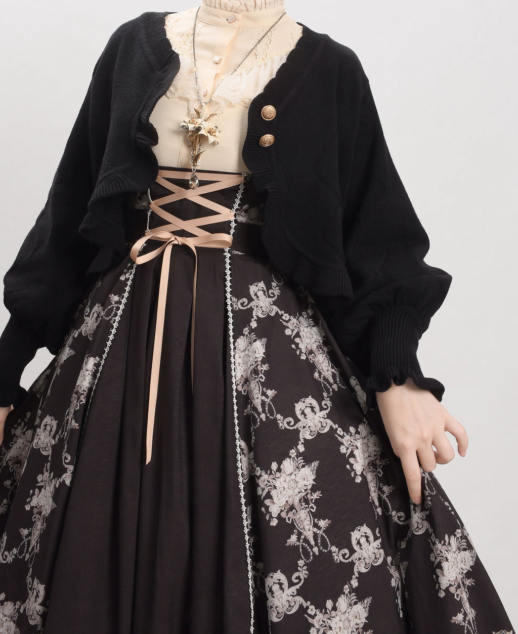 Cookie - Vintage Lolita Cardigan, Short Sweater - image 12