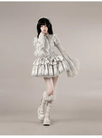 Humanoid Robot - Silver Gothic Lolita Mermaid Skirt Set - image 55