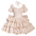 Puff Rose - Sweet Lolita OP Princess Bow Trailing Lolita Dress - image 12