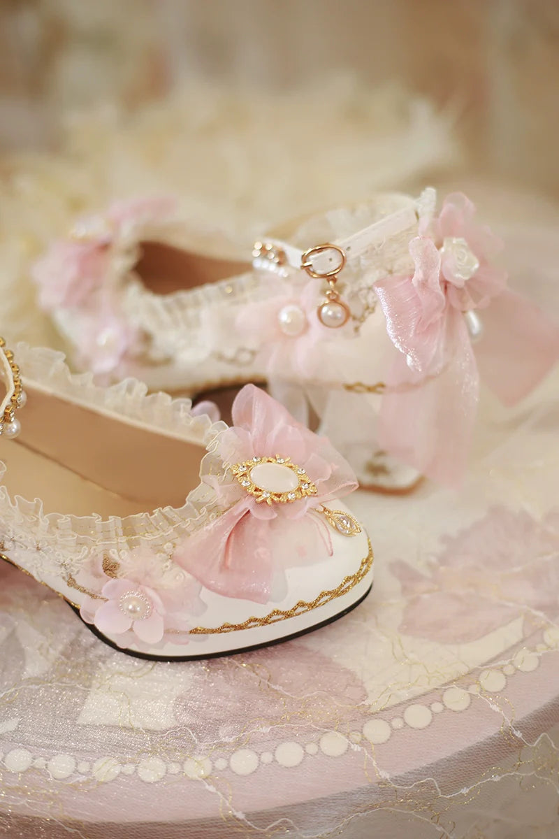 Gorgeous Bridal Lolita Shoes with 3 Heel Heights - image 10