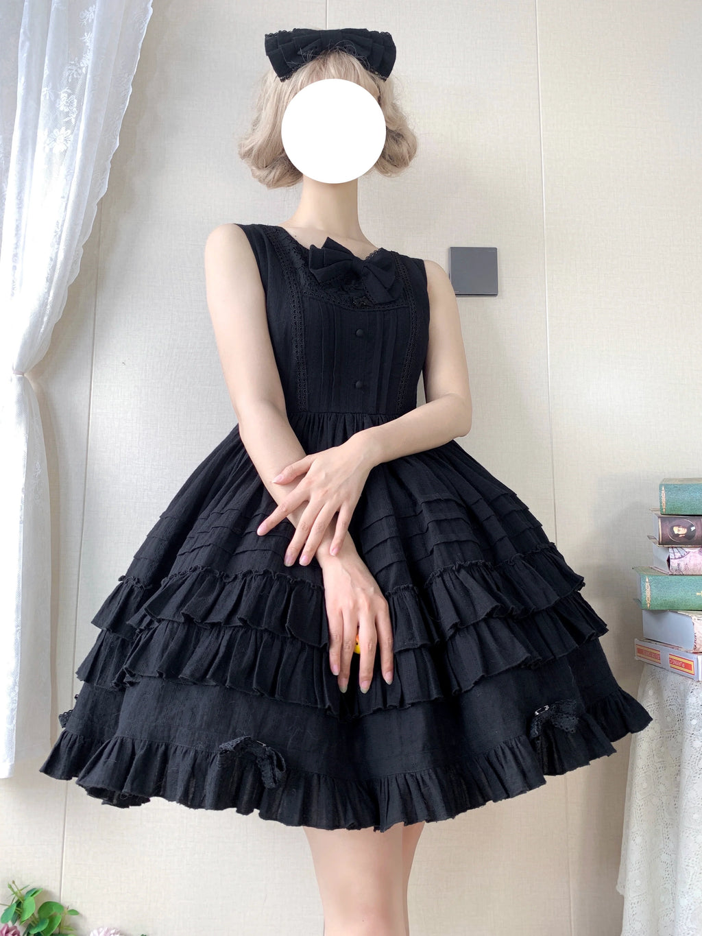 Elegant Lolita JSK Dress Solid Color JSK - image 13
