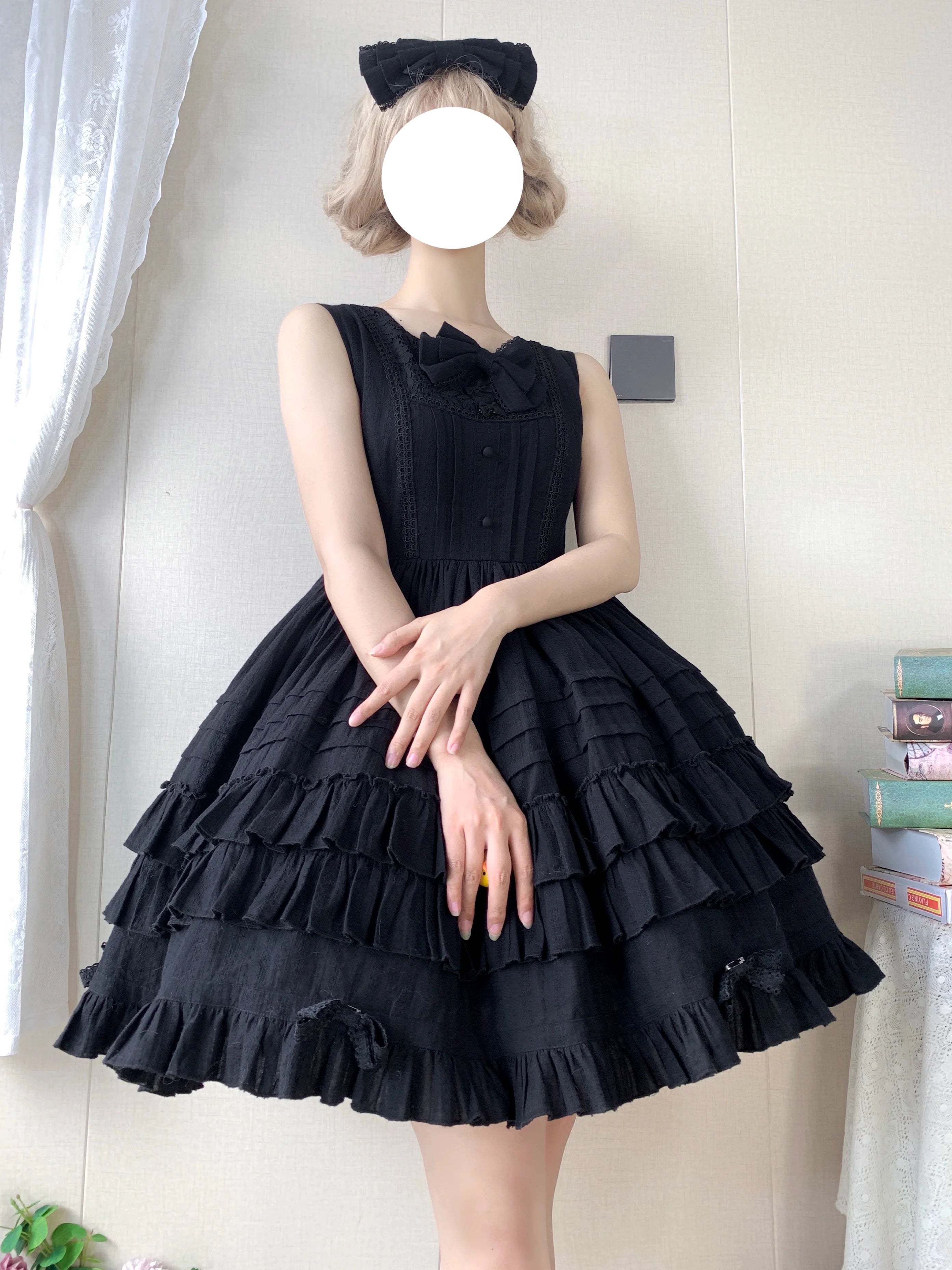 Elegant Lolita JSK Dress Solid Color JSK - image 13