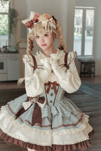 Thin Choco - Sweet Lolita Petite JSK Puffy Mini Dress KC - image 2