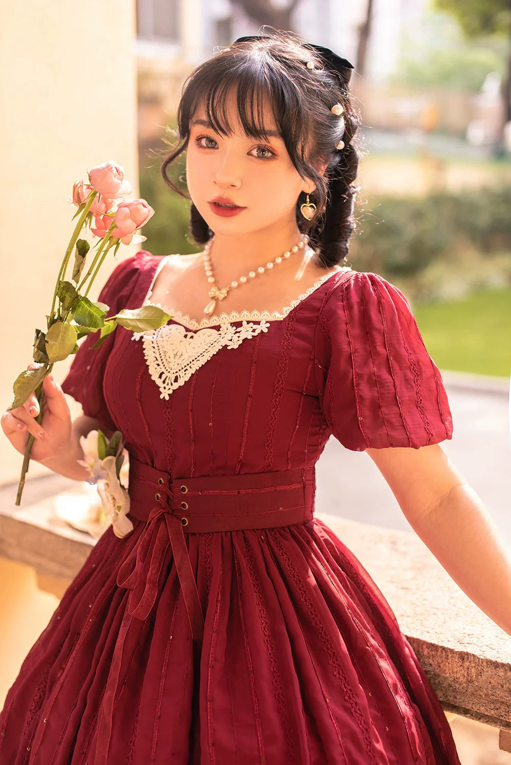 Tulip - Classic Lolita Short Sleeve OP Dress - image 40