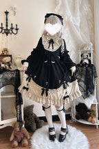 Plus Size Lolita Winter OP Dress, Long Sleeve - image 5