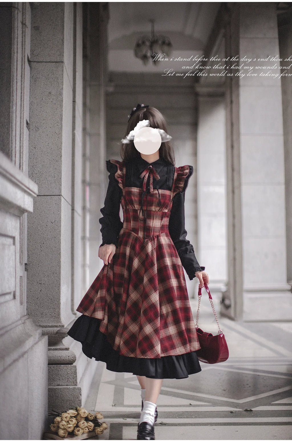 Madeleine - Classic Lolita JSK Suit Black Lolita Blouse and Coat - image 2