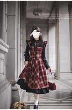 Madeleine - Classic Lolita JSK Suit Black Lolita Blouse and Coat - image 2