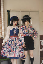 Strawberry Rose - Vintage American Casual Lolita JSK Dress - image 15