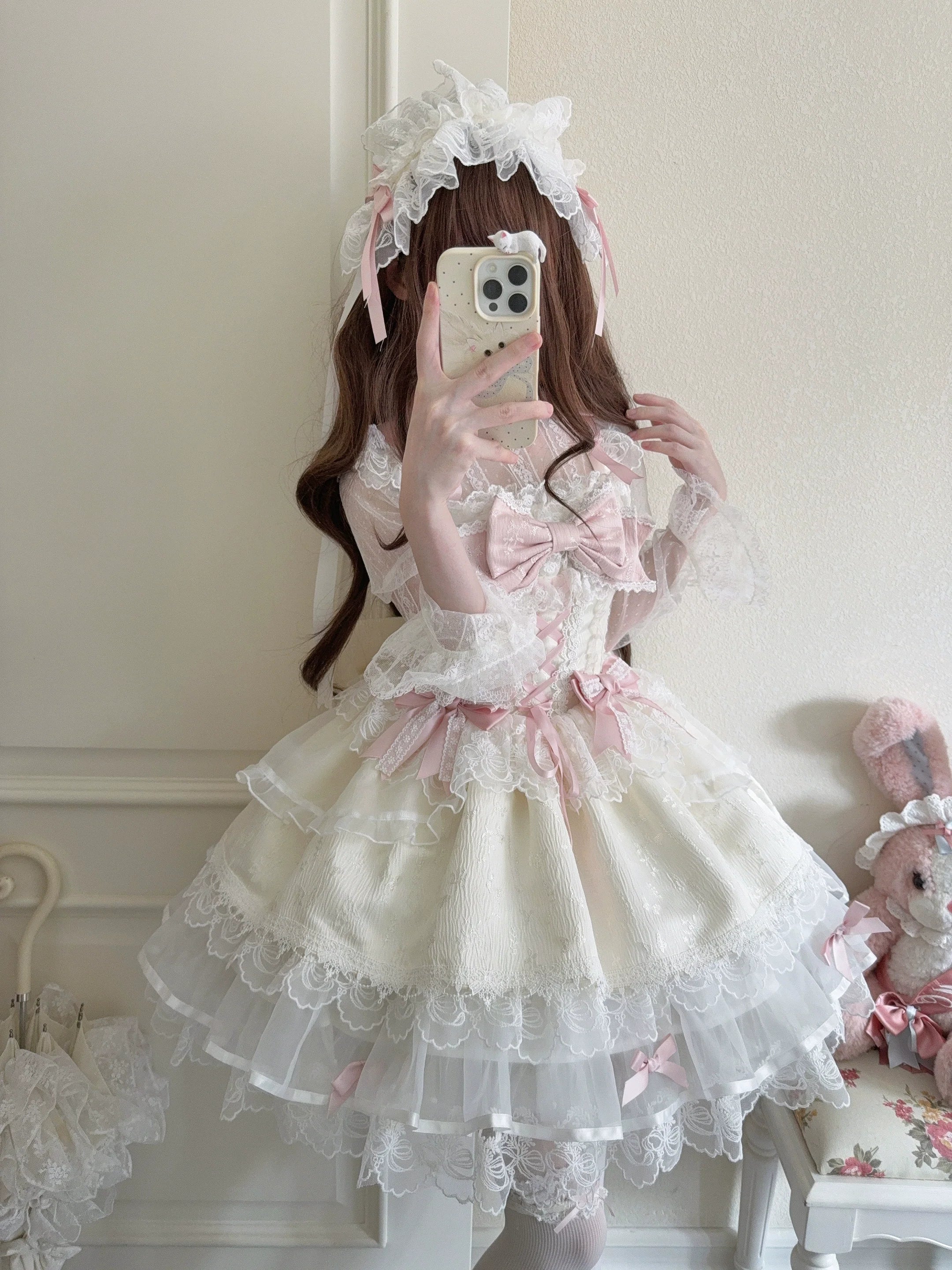 Fleeting Isle - Sweet Lolita Ballet Style JSK Dress - image 29