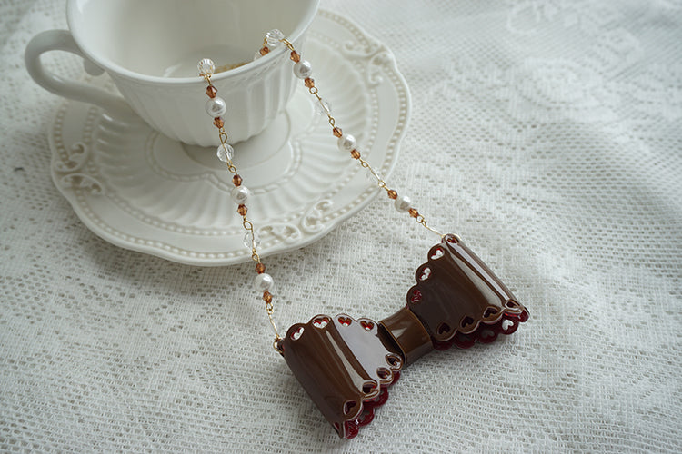 Sweet Lolita Bow Ring and Necklace - image 61