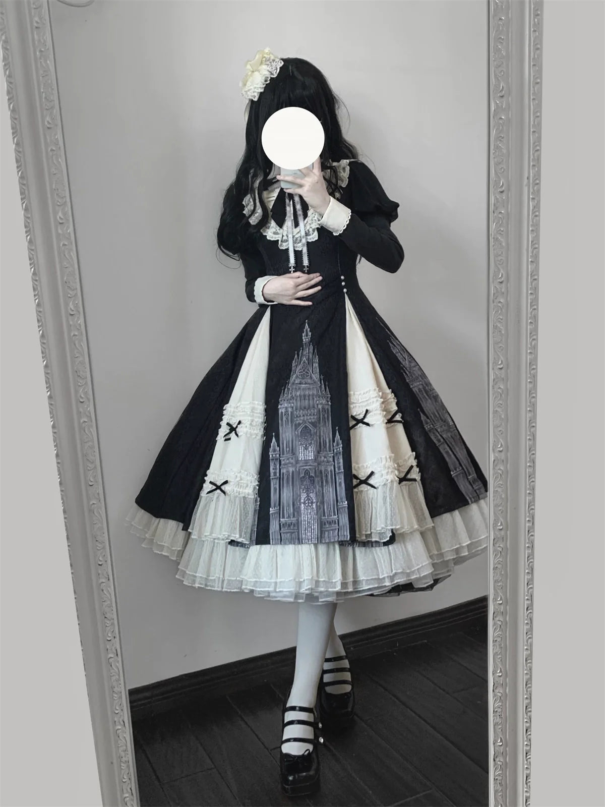 Church Bell - Elegant Lolita OP Dress Long Sleeve Spring Autumn - image 16