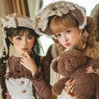 Classical Chocolate - Lolita Bowler Hats, BNT, Berets, Jabot and Brooches - image 3