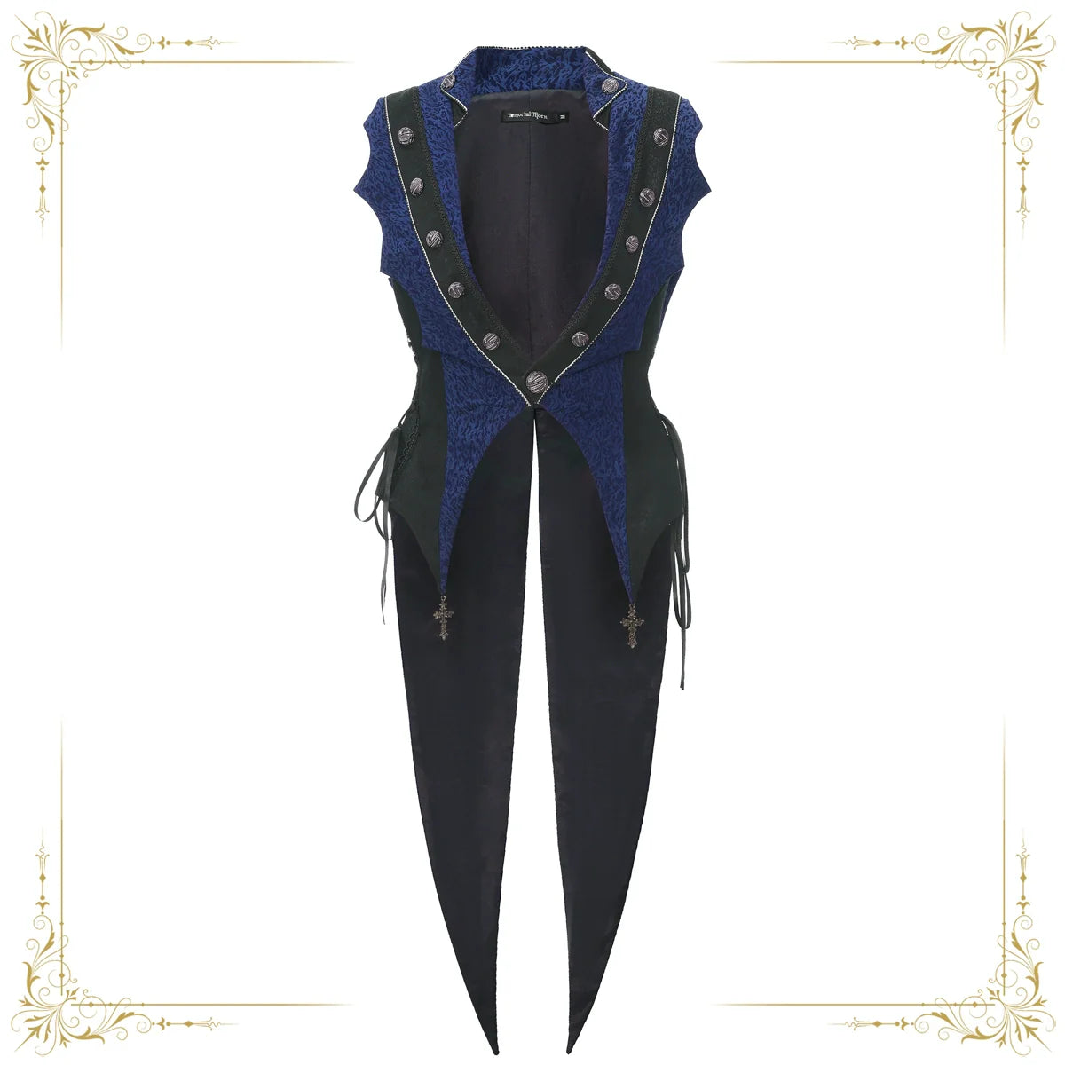 Eternal Crimson Moon Forest - Ouji Lolita Tailcoat Vest - image 2