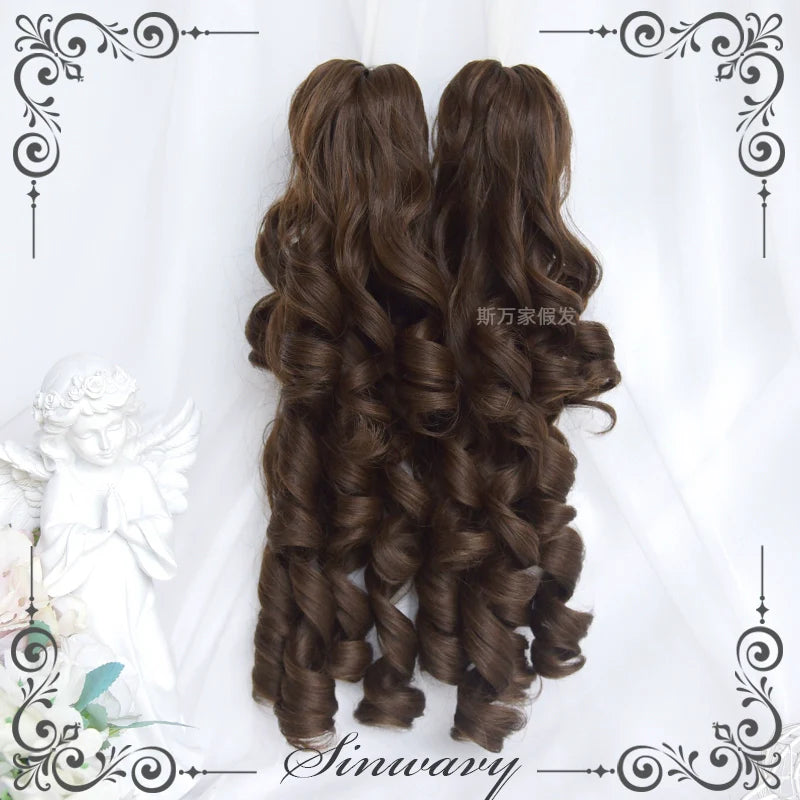Old School Lolita Wig, Layered Roman Curls - image 4