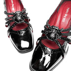 Spider Banquet - Croc Patent Gothic Lolita Heels - image 2