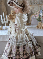 Sweet Ode Bear Printed Lolita JSK and Accessories Series - image 11