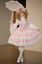 Candelabra Ode - Doll-like Sweet Lolita JSK Dress, Side Zipper - image 6