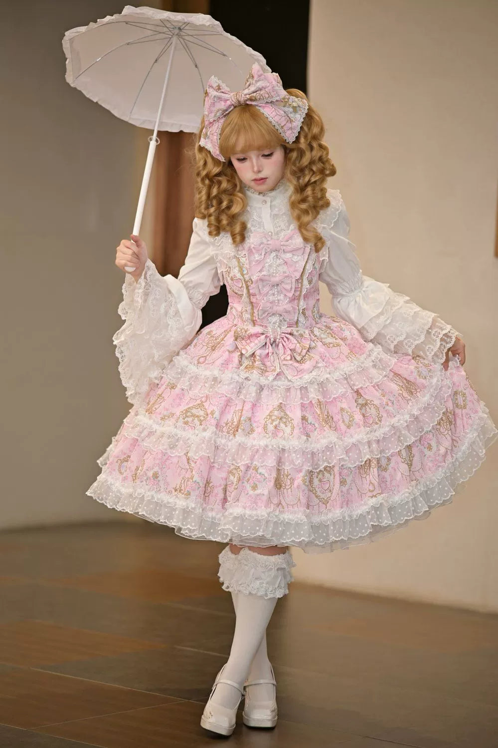 Candelabra Ode - Doll-like Sweet Lolita JSK Dress, Side Zipper - image 6