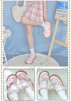 Cute Milkmaid Round Toe Multicolor Lolita Shoes - image 14