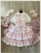 Otome Heart Cotton Old School Lolita JSK Dress Suit and Accessories - image 38