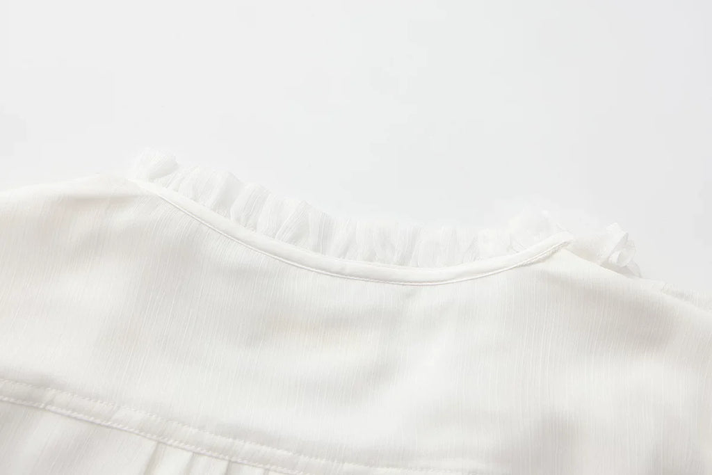 Eternal Treasure Voyage - Ouji Lolita Chiffon Blouse with Ruffles - image 10