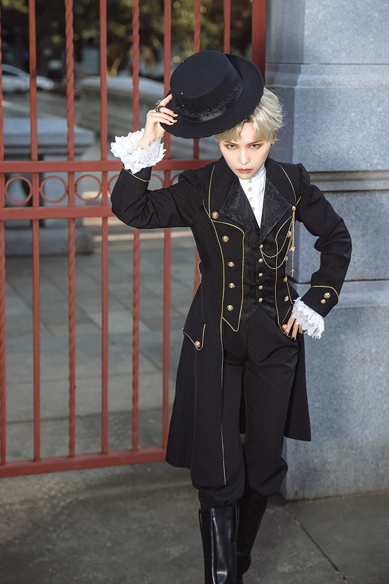 Forever Rose - Ouji Lolita Wind Coat - image 12
